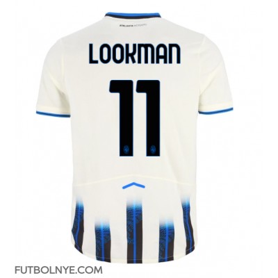 Camiseta Atalanta Ademola Lookman #11 Visitante Equipación 2025-26 manga corta Camiseta Atalanta Ademola Lookman #11 Visitante Equipación 2025-26 manga corta